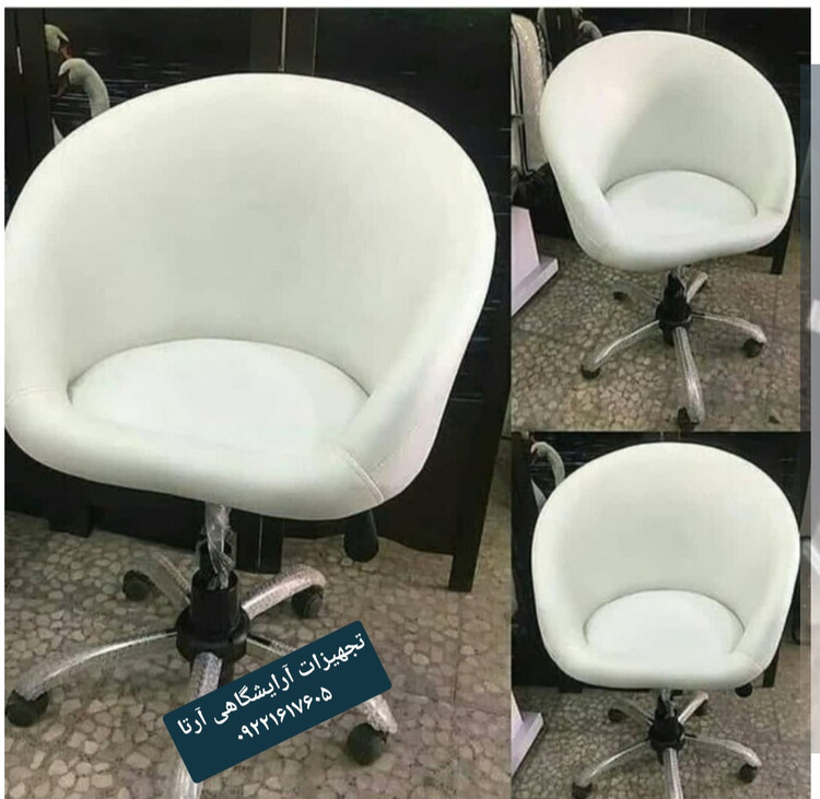 صندلی کپ لگنی جکدار نشیمن فوم سرد روکش چرم